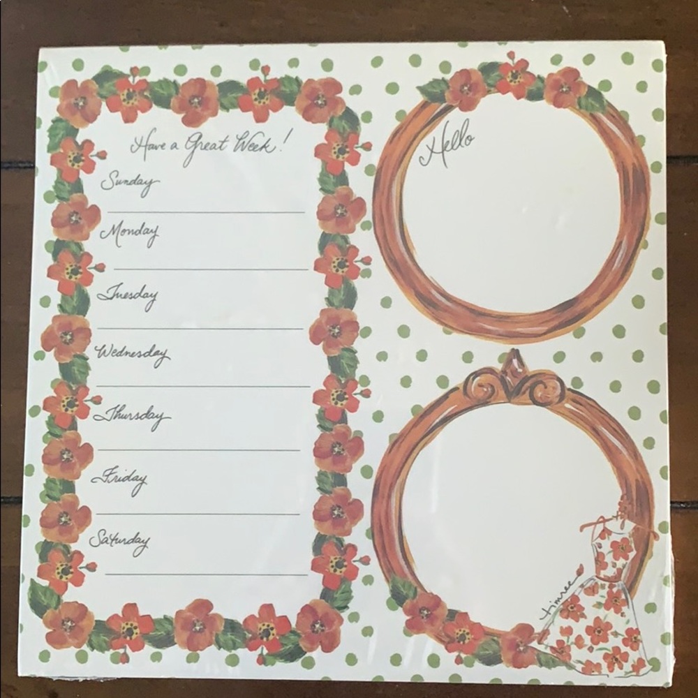 Pad of to-do sheets. New